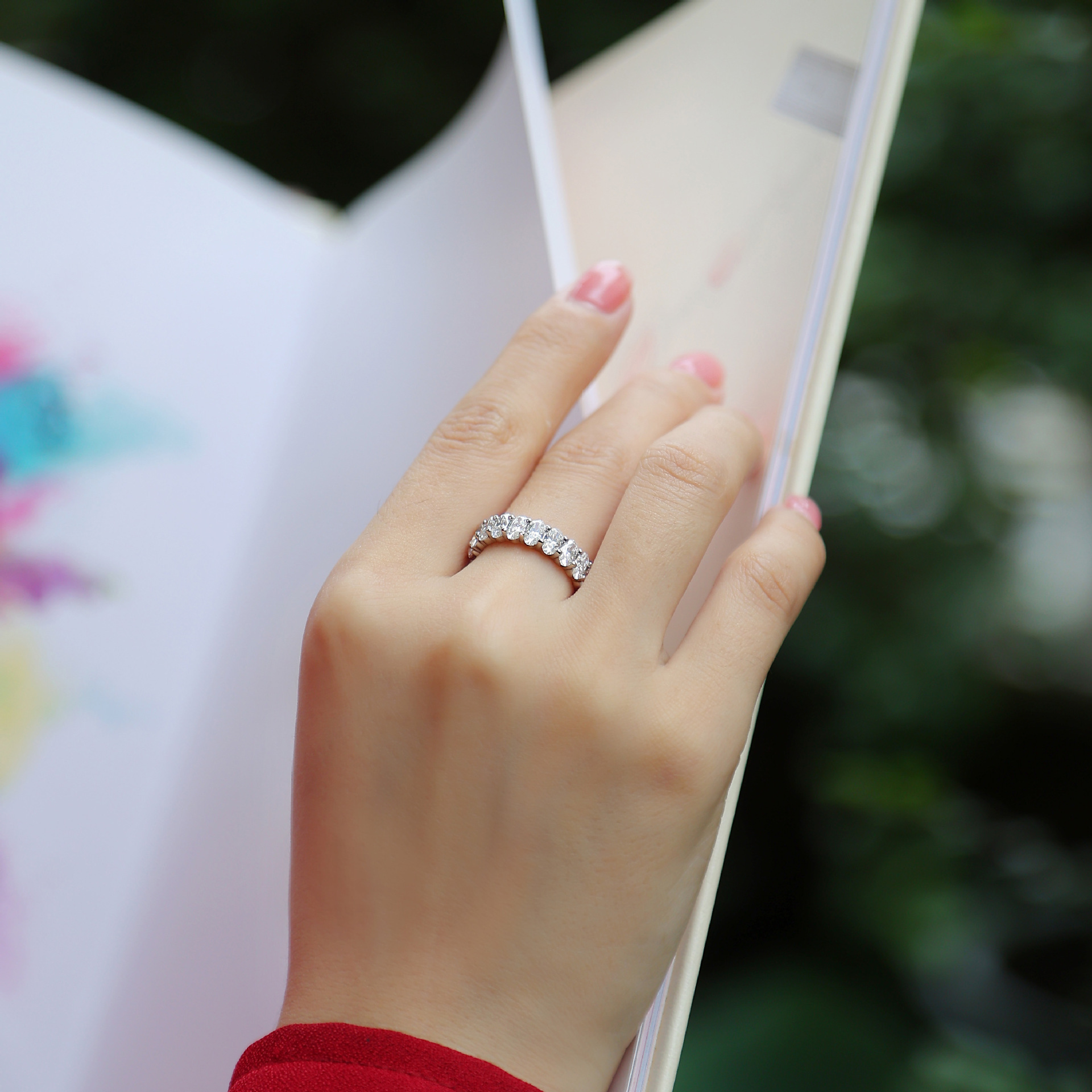 Sterling Silver Goose Egg Ring For Women
