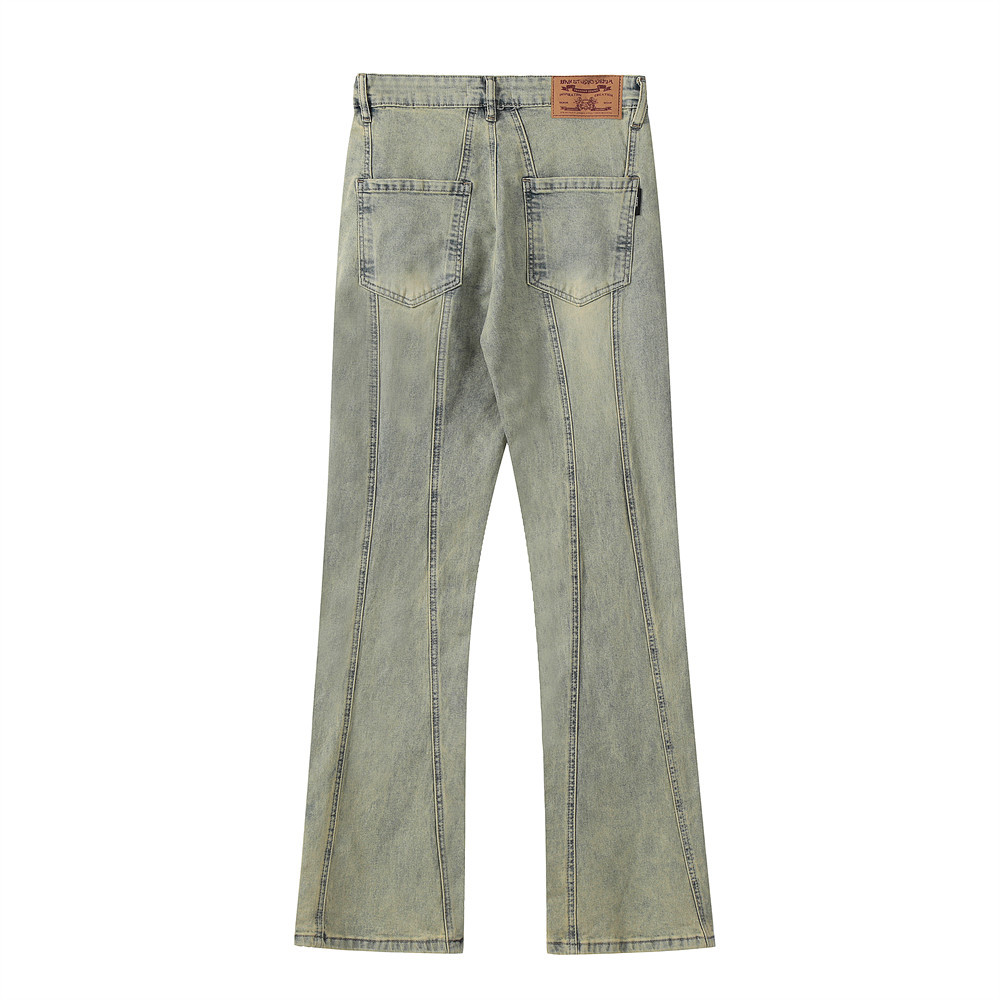 Retro Straight Wide Trousers For Men
