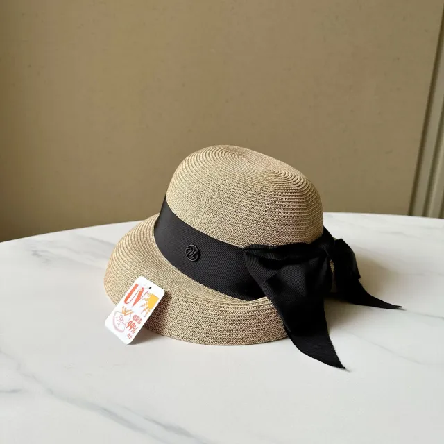 Avocado Green Straw French Elegant Bucket Hat Khaki - Shop at LoveMi