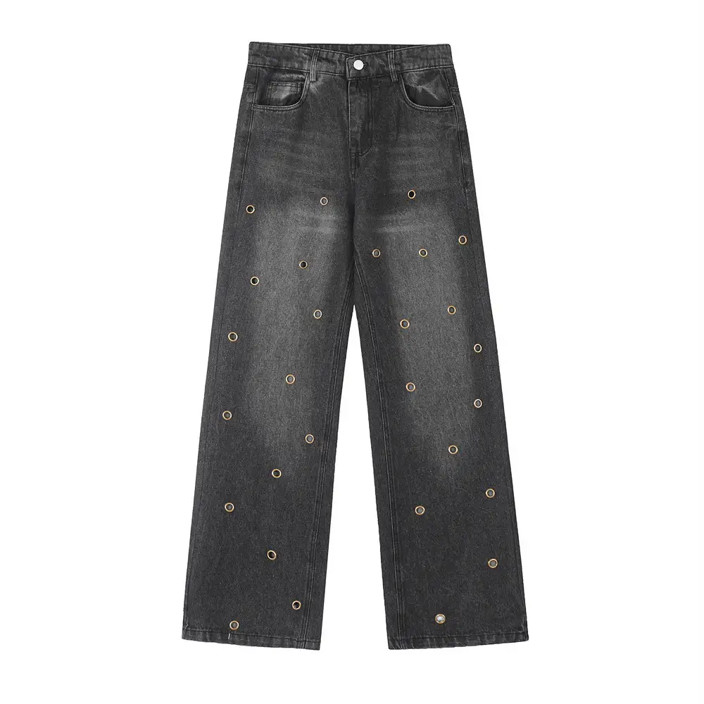Washing Hole Do The Old Cowboy Straight-leg Trousers