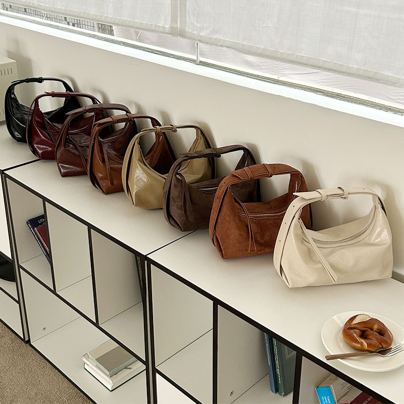 Niche-design Light-luxury Mini Tote With A Sophisticated Vibeperfect As A Shoulder Or Crossbody Dumpling Bag