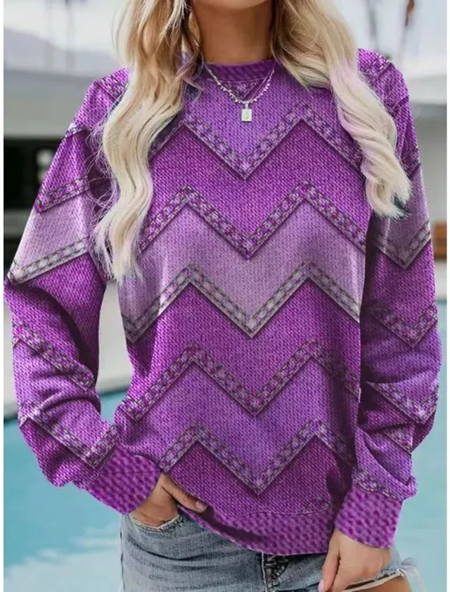Retro Street Casual Round Neck Long Sleeve Sweater 3V5Yygx Xxxxl - Shop at LoveMi