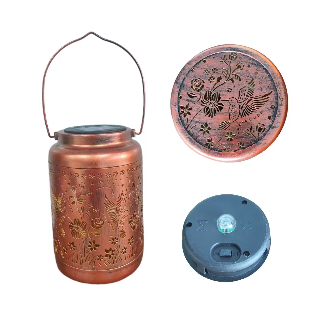 Red Copper Hummingbird Type A