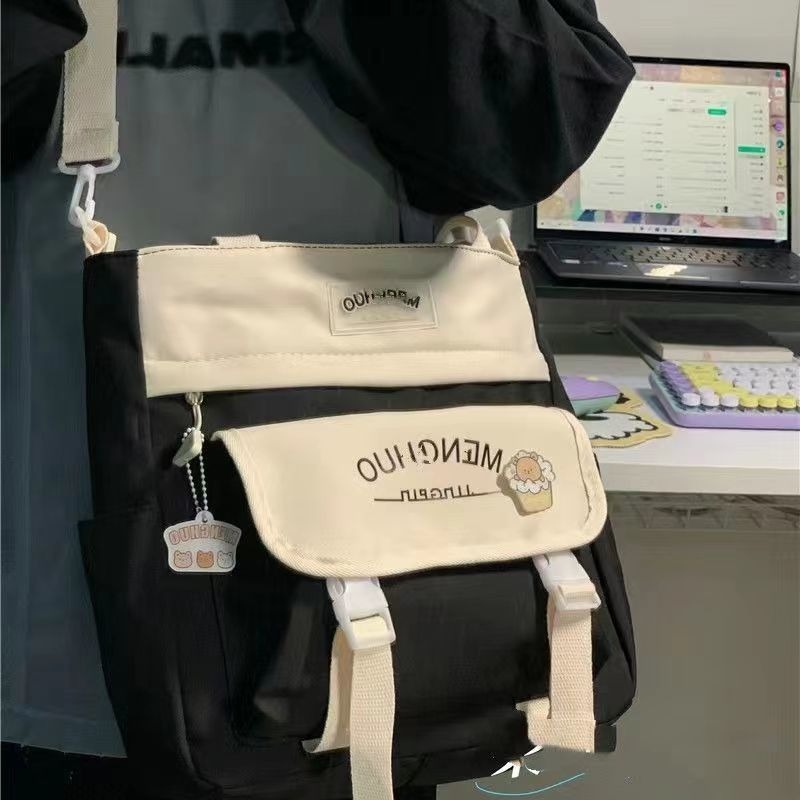 Versatile Preppy Large Capacity Also Works As A Shoulder Bag