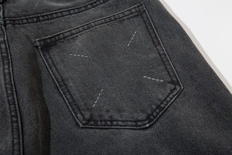 Washed And Worn Loose Jeans For Men