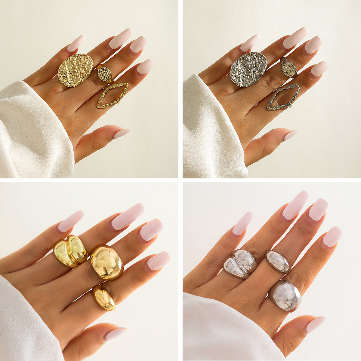 Niche Fashion Design Geometric Ring