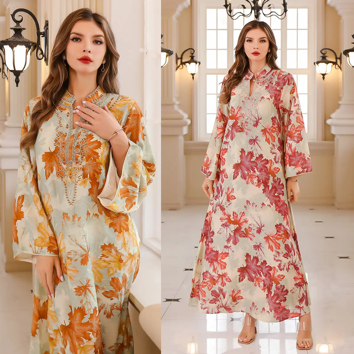 Summer Gown Dress Printed