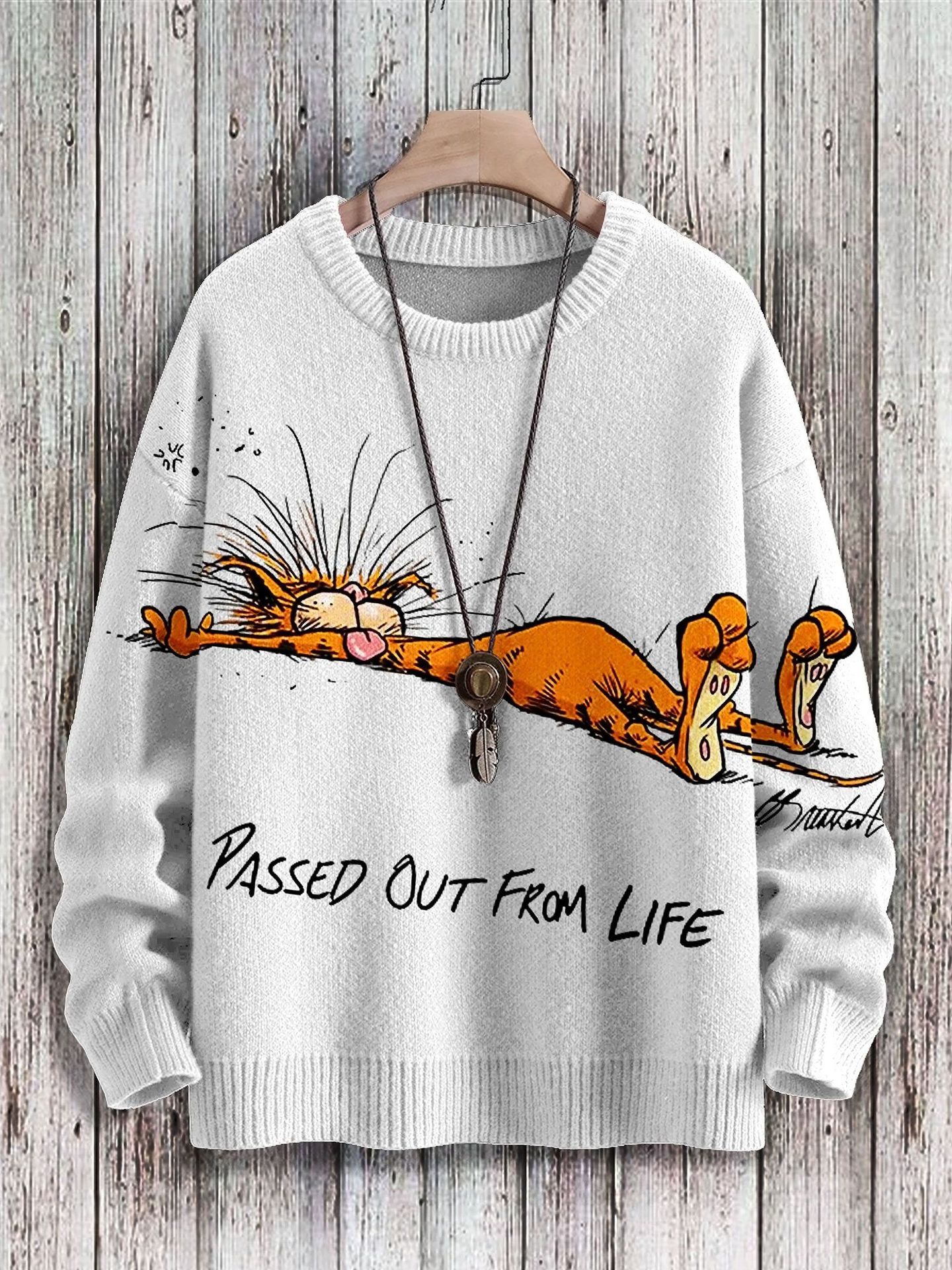 Christmas Popular 3D Digital Printing Loose Pullover Thickened Spring Sweater Llwdz08 - Shop at LoveMi