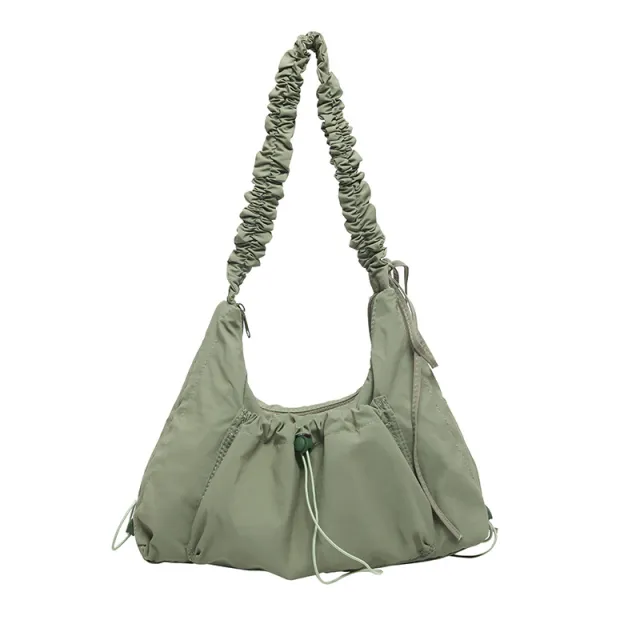 Japanese Canvas Tote Bag Large Capacity Summer Crossbody Green - Shop at LoveMi