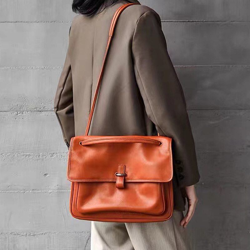 Cowhide Crossbody Shoulder Bag, picture 3 of 6