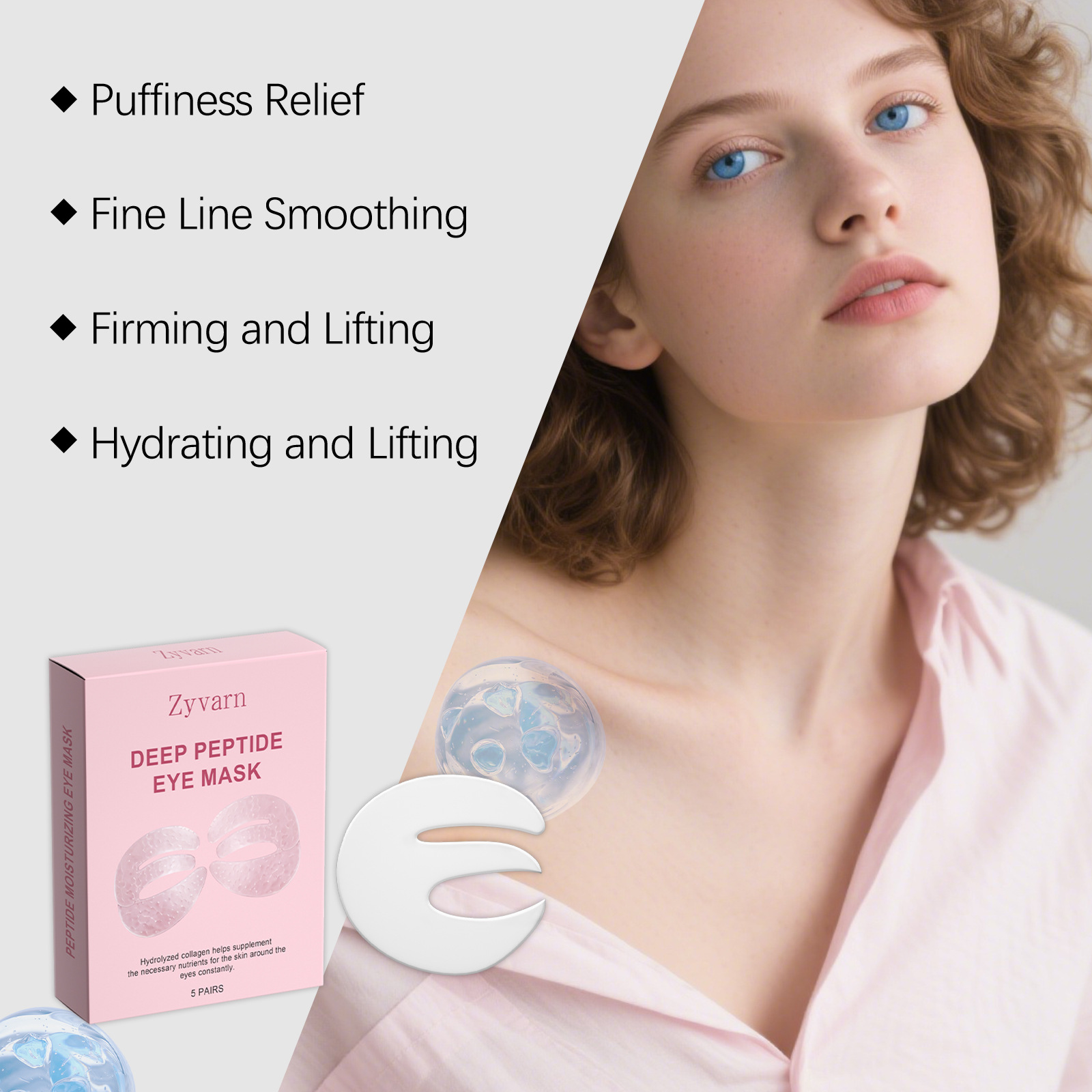 Collagen Hydrating Eye Mask Gentle On The Skin And Deeply Moisturizing — foto 3