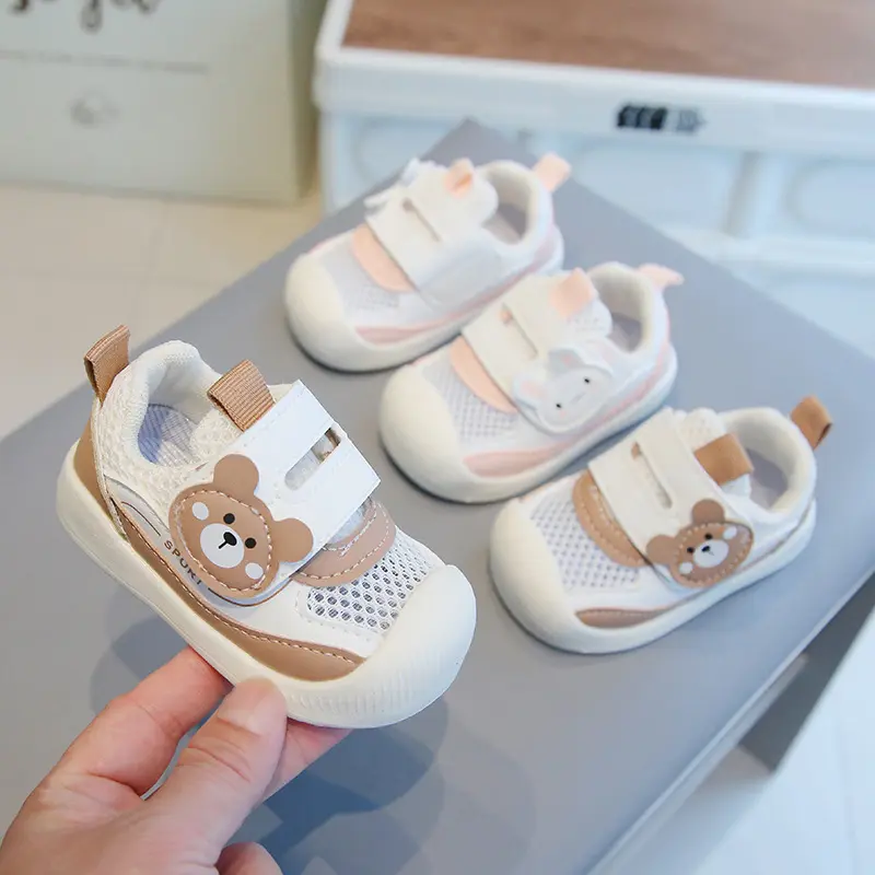 Hollow Transparent Net Soft Bottom 0-1-2 Years