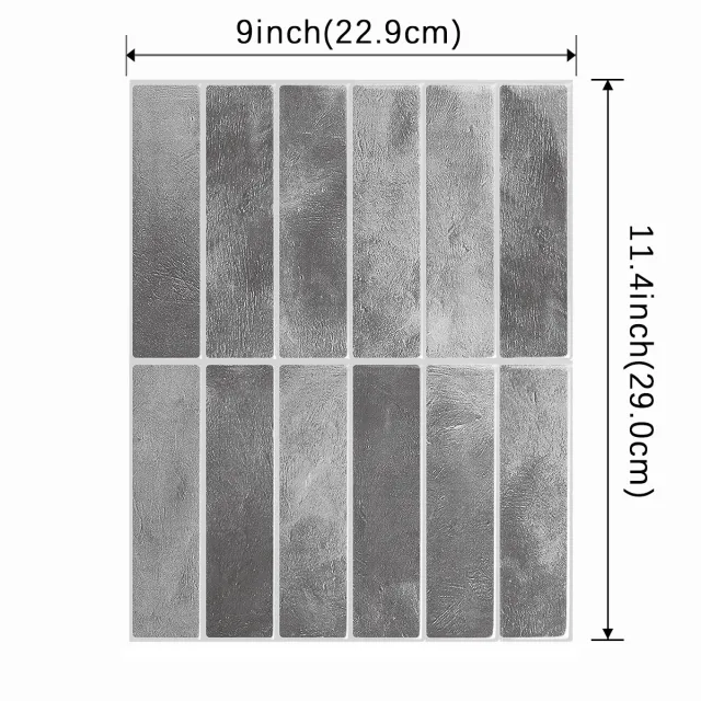 3D Stereo Glue Wall Sticker Wall Sticker Waterproof And High Temperature Resistant Self adhesive Wallpaper For Kitchen Bathroom Yjc0234 - Shop at LoveMi