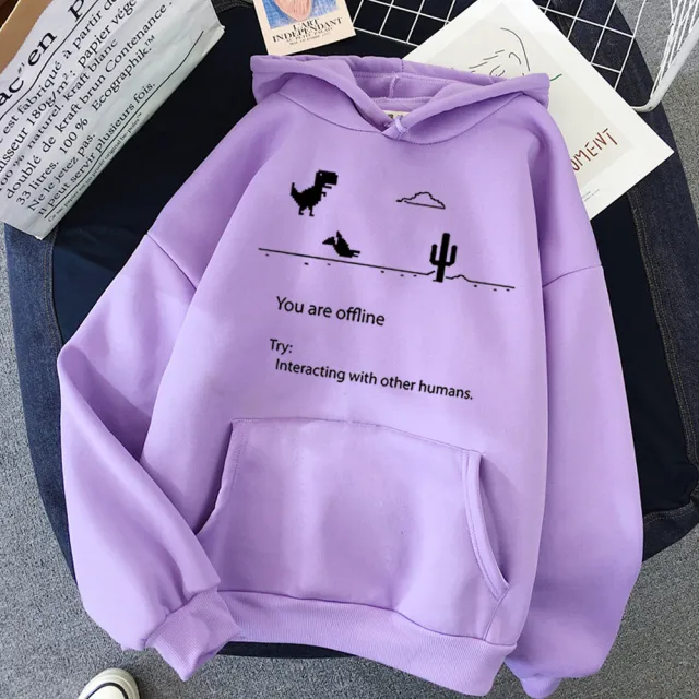 Women's Retro Dinosaur Fashion Casual Sweater Style11 S - Shop at LoveMi