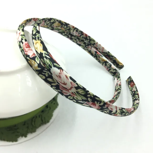 Printing Cloth Wrapper Headband DIY Seamless Headband Floral 1 - Shop at LoveMi