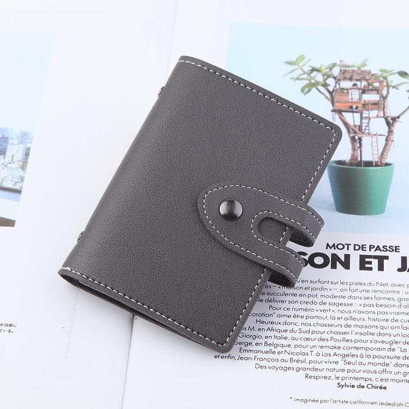 082 Vertical Card Holder Gray