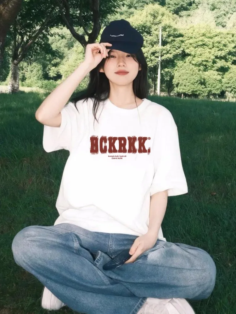 Women's Cotton Short-sleeved T-shirt - American Bckrr