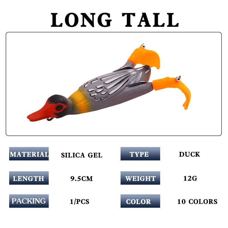 Title 10, Lure Propeller Flippers Duck Floating Rotating ...