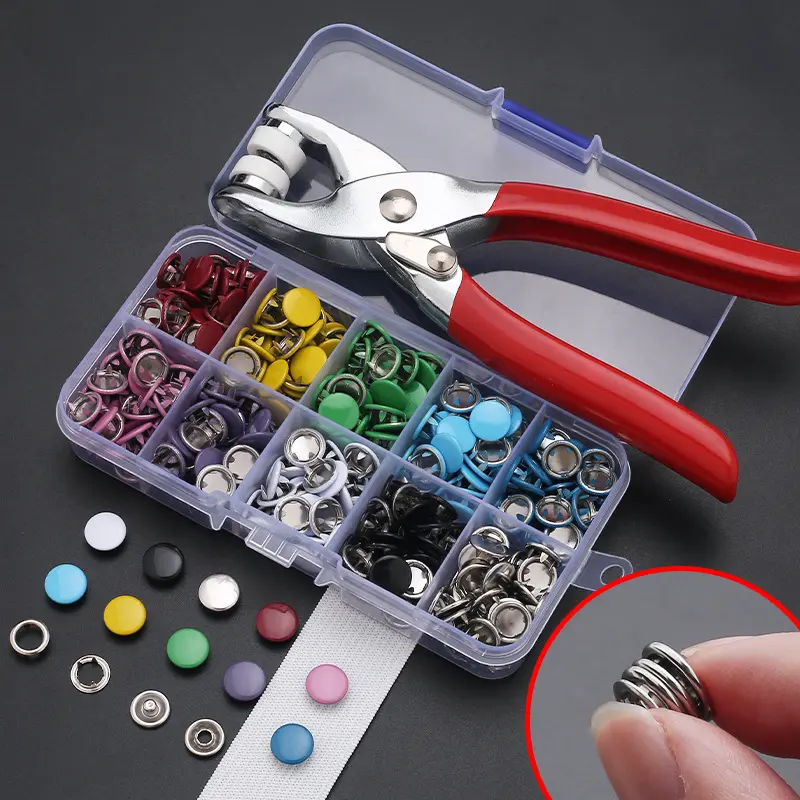 Snap Fastener Installation Tool Suit 95mm Colorful