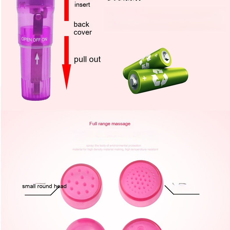 Mini Av Flashlight Beauty Vibration Massage Toy 16