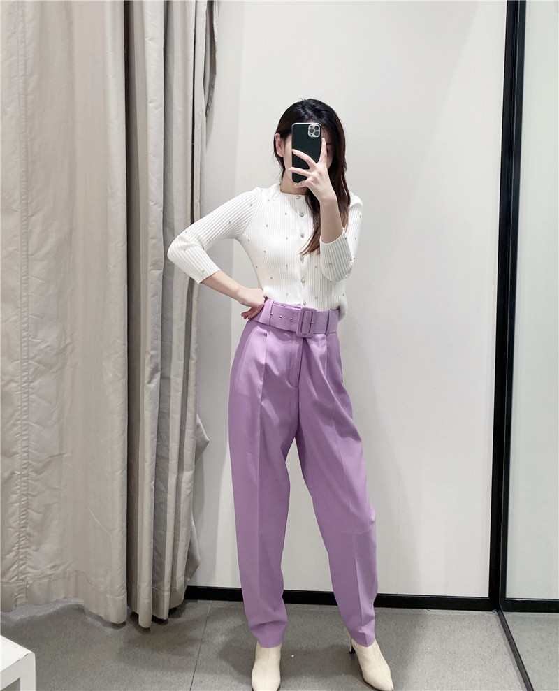 Title 18, New Pleated Multicolor Harem Pants