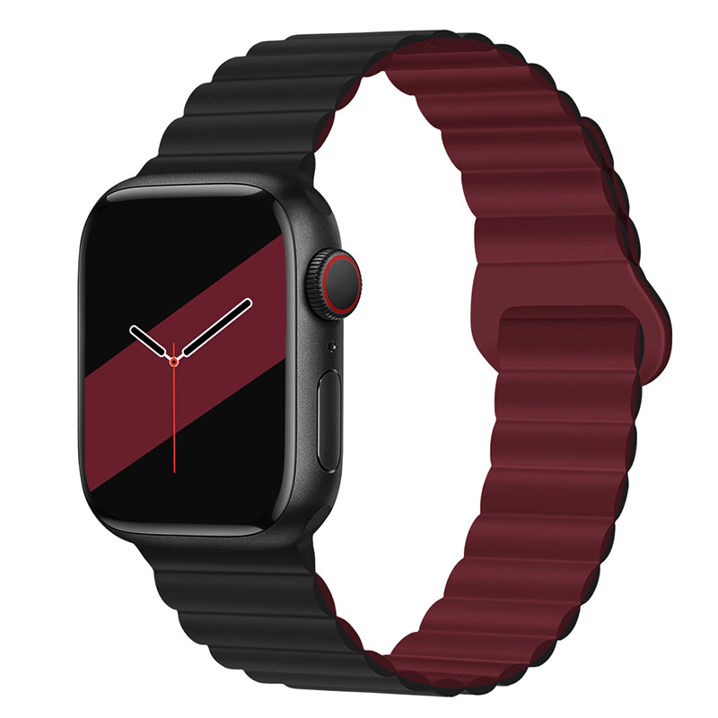 Black With Wine Red