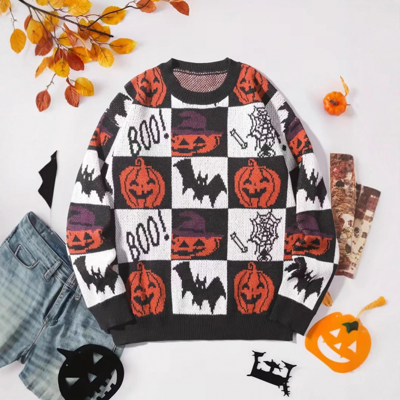 Men's Loose-fit Pullover Crewneck Sweatshirt