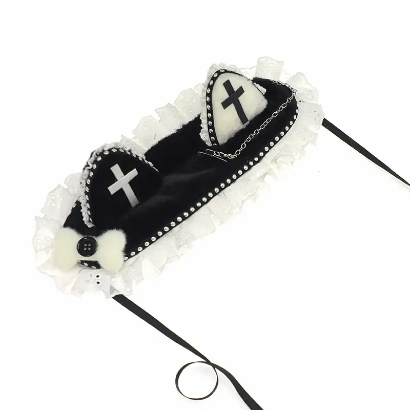Dark Goth Wind Rivet Cat Ear Hair Band