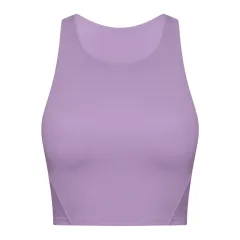 Sports Vest With Chest Pad Women's Shockproof Beauty Back Yoga Clothes - Taro Purple - View 1
