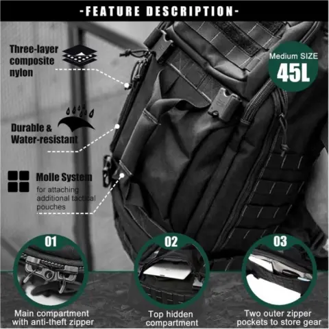 Gym Bag Luggage Bag Backpack Travel Weekend