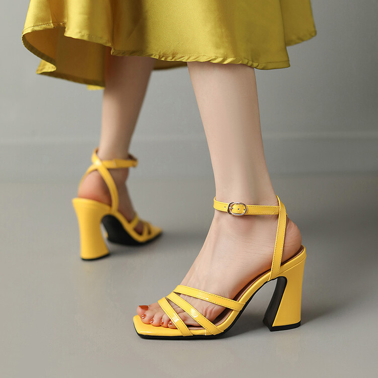 Strappy High Heeled Sandals, picture 4 of 10