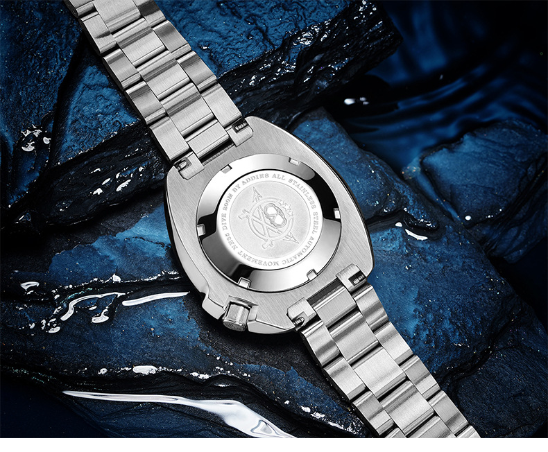 Title 6, Mens Diving Classic Luminous Sapphire Steel Me...