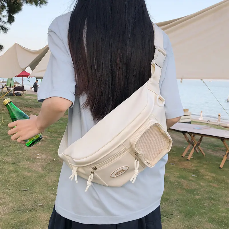 Simple Versatile Solid-color Crossbody Bag