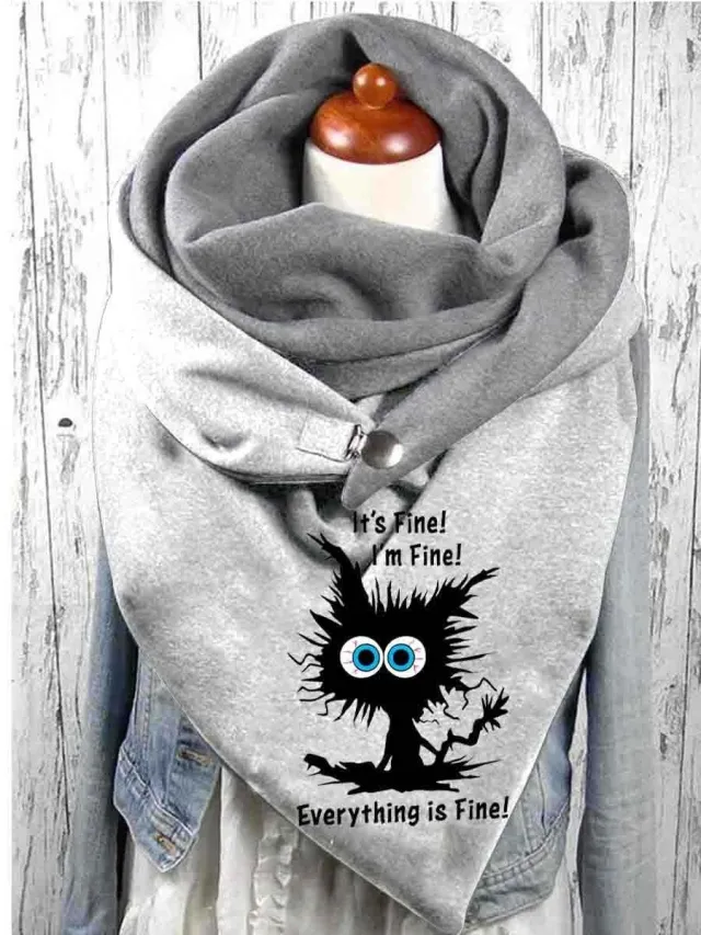 Warming Kerchief Scarf Thickening Minimalist Warm Style 5 - Shop at LoveMi