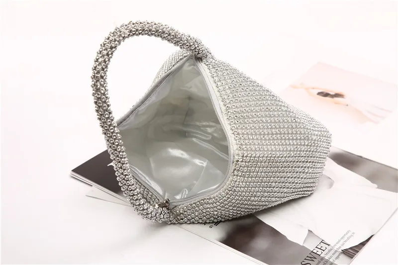 Title 6, Bolsa Clutch feminina para banquetes com diaman...