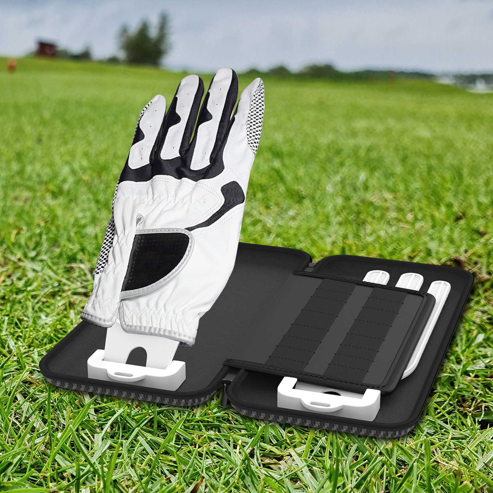 Title 2, Golf Double Glove Bag With Two Brackets For Mar...