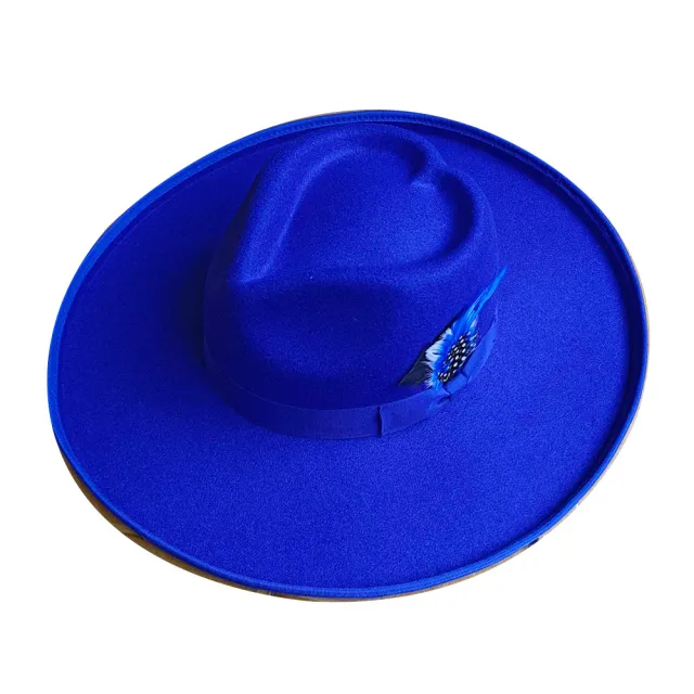 Big Brim Autumn And Winter Woolen Jazz Top Hat Ladies Style 22 - Shop at LoveMi