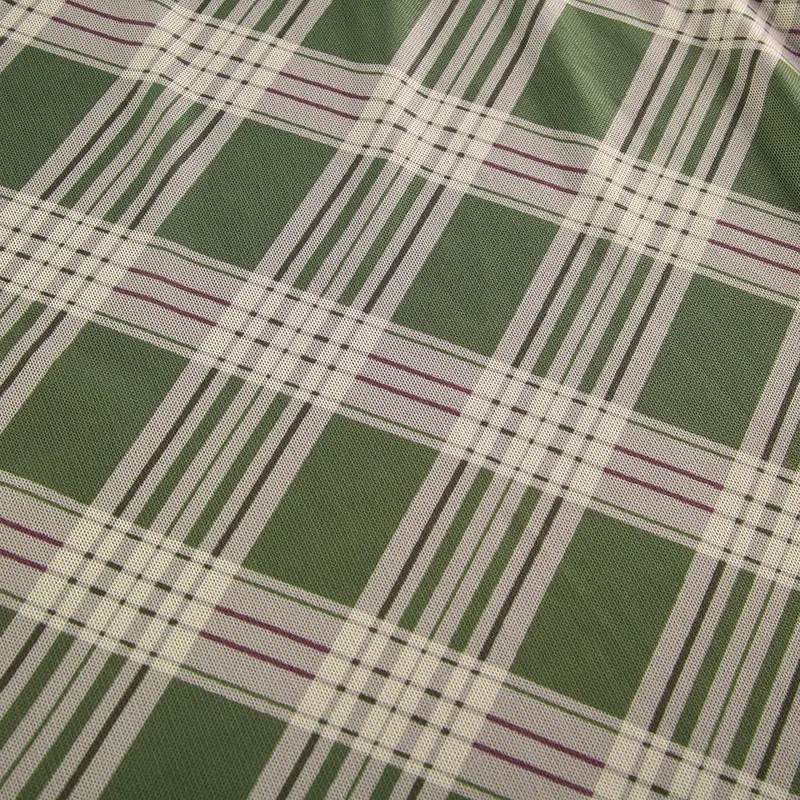 Girl's Plaid Straight Green Skirt