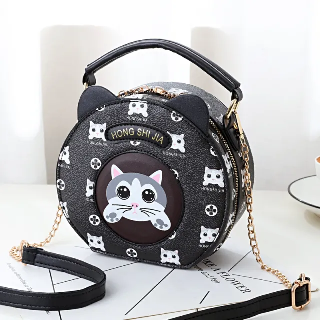 Girls' Shoulder Messenger Bag Black - Shop at LoveMi
