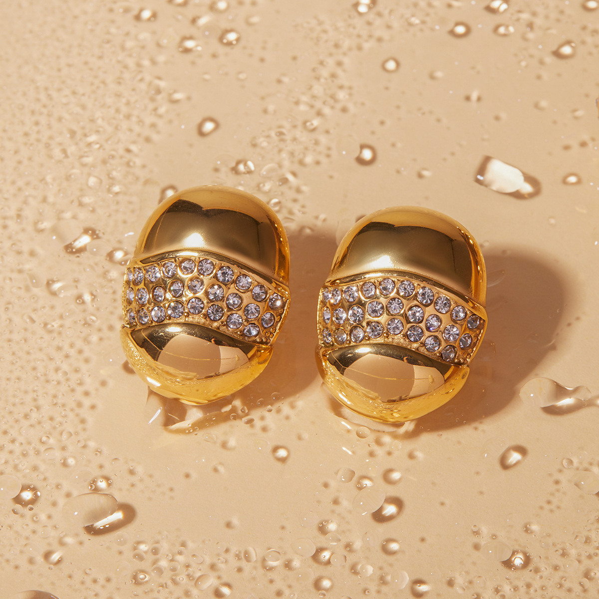 European And American High-grade Personality Fashion Starry Ear Studs French Entry Lux