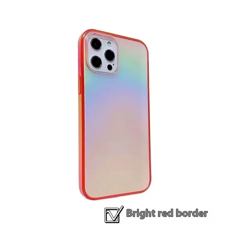 Creative Colorful Transparent 2-in-1 Phone Case
