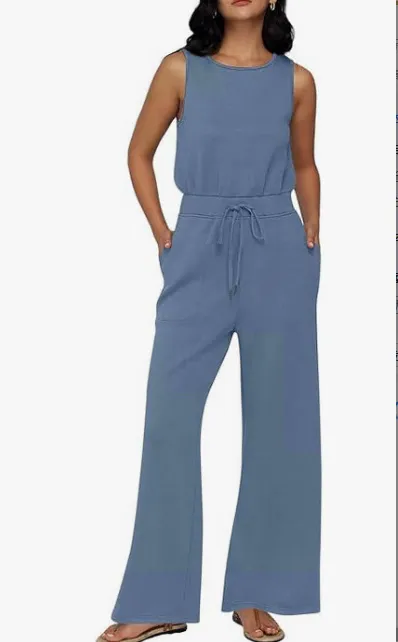 Women's Cat Suit Summer Clothing Casual Lake Blue - Shop at LoveMi