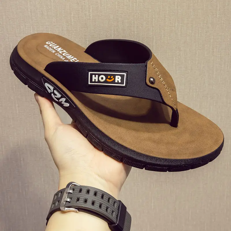 Beach-Ready Non-Slip Wear-Resistant And Odor-Proof Thick-Soled Flip-Flops