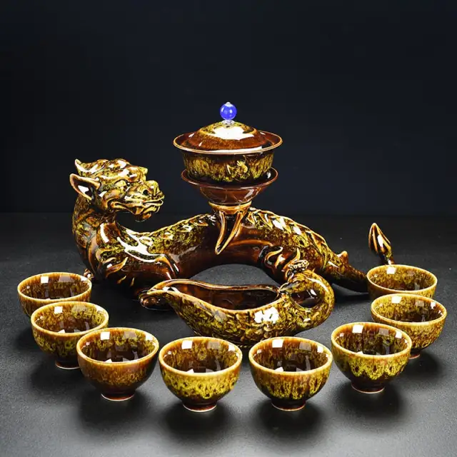Tea Set Mini Set Household Minimalist Ceramic Kung Fu Tea Cup A Set General Purpose Style - Shop at LoveMi