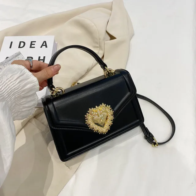 Women's Shoulder Crossbody Small Square Bag Black - Shop at LoveMi