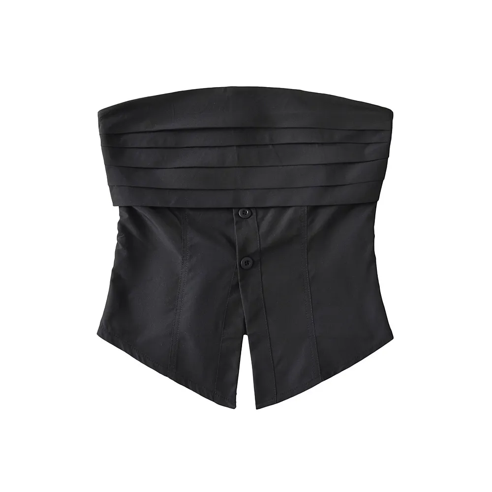 Summer New Women's Fashion Slim Vest - Black