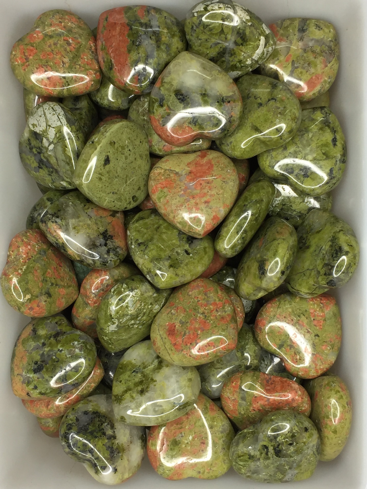 Cross-border Preferred Bulk 2CM Natural Heart Love Heart Stone Birthday Gift Home Decoration Heart-shaped Craft
