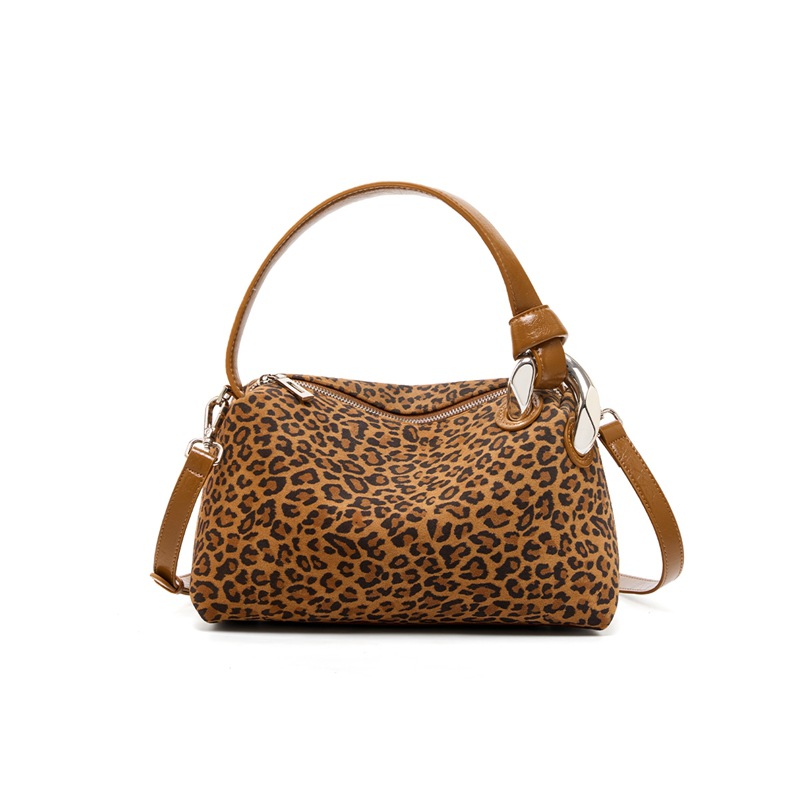 Womens Large-Capacity Commuter Leather Tote Bag