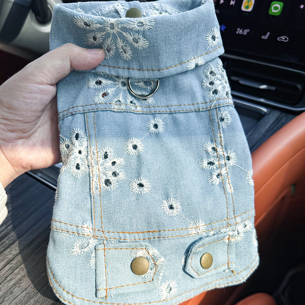 Dog And Cat Clothes Stylish Denim Outfits For Pets detail photo 11