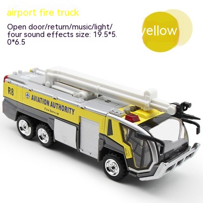 Airport Fire Truck Yellow